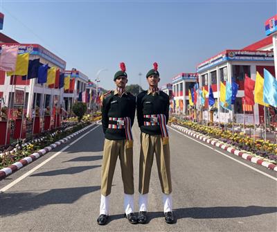 आरबीयू के दो एनसीसी कैडेटों को आर-डे परेड के लिए चुना गया